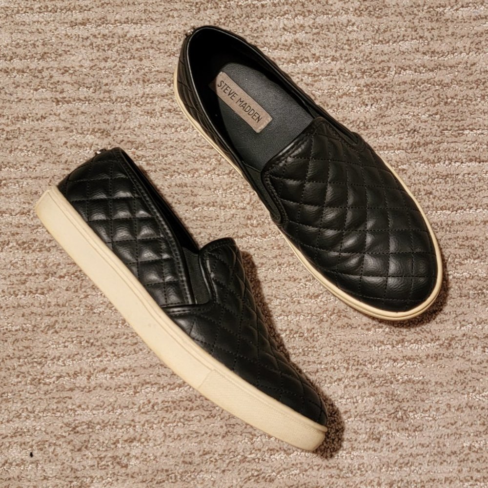 Steve Madden Quilted Leather Sneakers